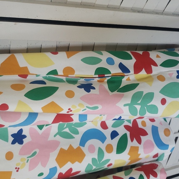 Hanna Anderson multicolor sleeveless line A new girls dress with pockets size 10 - Picture 3 of 6